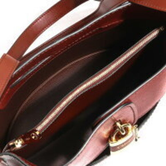 Chloe Tote Abby Brown Sepia Bag Shoulder Bucket - Picture 5 of 6